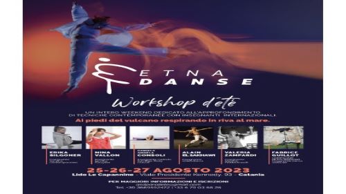 ITALY: ETNA Danse- Workshop d’ete 2023