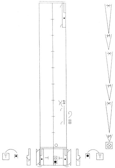 Labanotation score with notated breathing