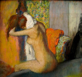 “The Tub” by E. Degas (1886)