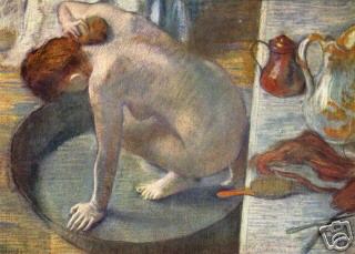 “The Tub” by E. Degas (1886)