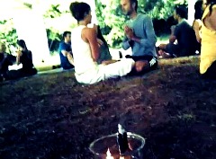 Meditation at workshop with Jessica Walker