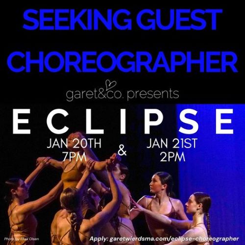 USA: Garet&Co is seeking a Guest Choreographer for ECLIPSE 2024