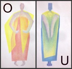 Eurythmy. Vowels: o u