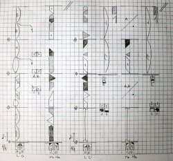 Simplified Labanotation Score from Carolina Castrillón